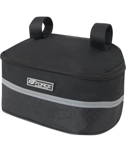 Gloves & Helmets & Accessories : Bicycle Handlebar Bag Force Roller, 1.9l, Black