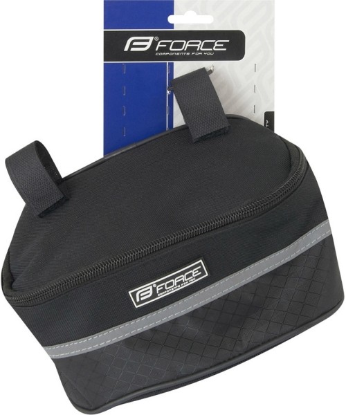 Gloves & Helmets & Accessories : Bicycle Handlebar Bag Force Roller, 1.9l, Black