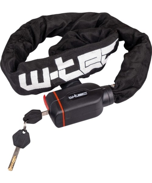 Motociklų spynos W-TEC: Grandinės užraktas W-TEC Knedlock 10*1000 mm