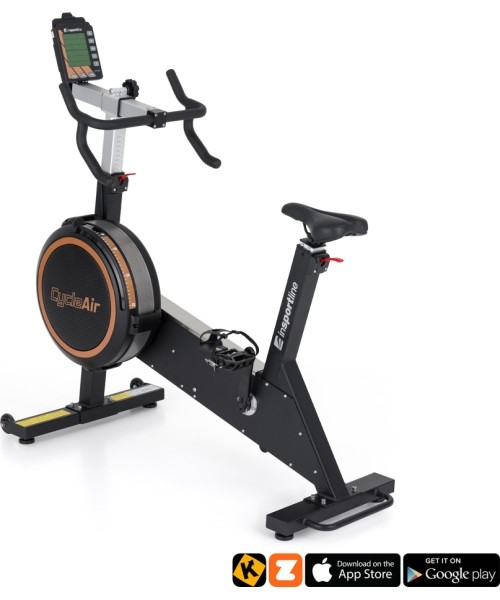Dviračiai treniruokliai inSPORTline: Spiningo dviratis inSPORTline CycleAir