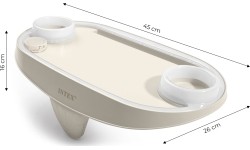 Vandens atrakcionai Intex: LED šviečiantis gėrimų laikiklis su vieta planšetiniam telefonui SPA INTEX 28520