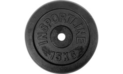 Plokštelių rinkiniai inSPORTline: Ketaus svarstyklių rinkinys 2x7 vnt. inSPORTline CastCzech 2 x 0,5-20 kg 30 mm