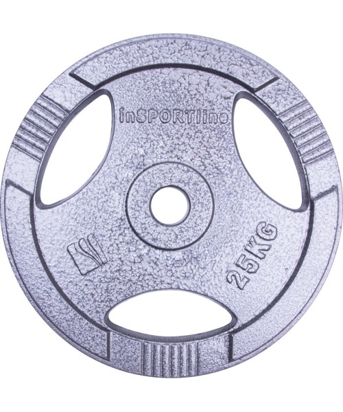 Plieninis svoris gripui 30mm inSPORTline Hamerton 25kg