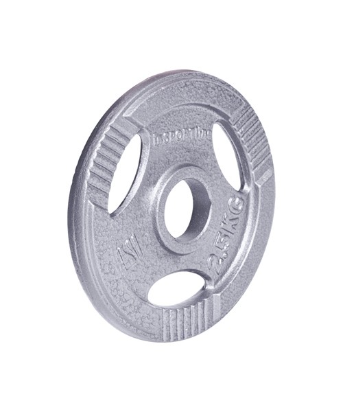 Steel inSPORTline Plates inSPORTline: Plieninis svoris grifui 30mm inSPORTline Hamerton 2.5kg