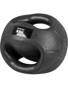 Svorinis kamuolys su rankenomis inSPORTline Grab Me 4 kg