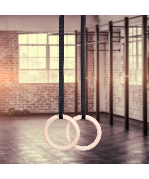 Wooden Gymnastic Rings inSPORTline CF927