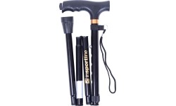 inSPORTline Luzy Folding Walking Stick with Flashlight