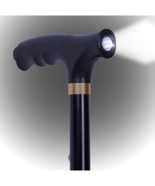 inSPORTline Luzy Folding Walking Stick with Flashlight