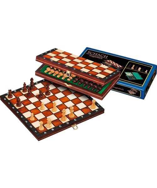 Backgammon, Chess, Checkers Philos: Kelioniniai šachmatai Philos, magnetiniai 6.5x13.5cm