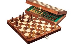 Kelioninis šachmatų rinkinys Philos Dlx magnetinis 26,5 x 13,5 cm