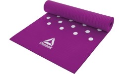 Training Mats Reebok fitness: Treniruočių kilimėlis Reebok Spots 7 mm, violetinis