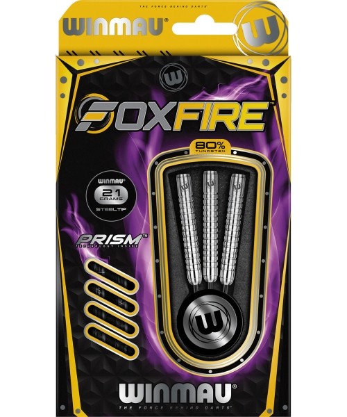 Smiginio strėlytės Winmau: Smiginio strėlytės Winmau Foxfire 80% Tungsten 21 g