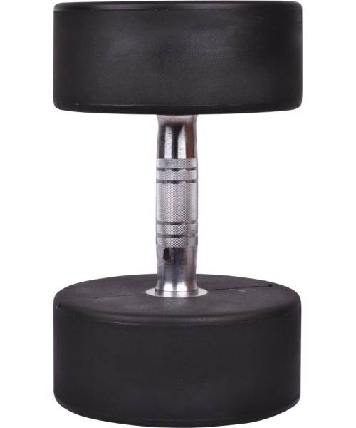 Rubber Dumbbells inSPORTline: Gumuotas hantelis inSPORTline PRO 40kg