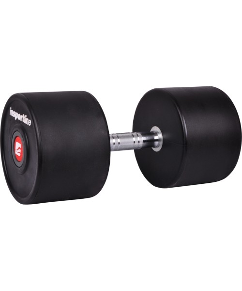 Gumuoti hanteliai inSPORTline: Gumuotas hantelis inSPORTline PRO 46kg