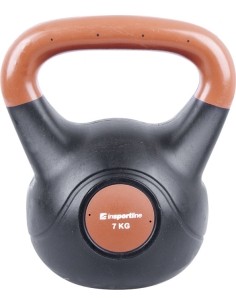 Vinilinė gira su cemento užpildu inSPORTline Vin-Bell Dark 7 kg