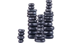 Lava massage stone set inSPORTline Basalt Stone 36pcs.