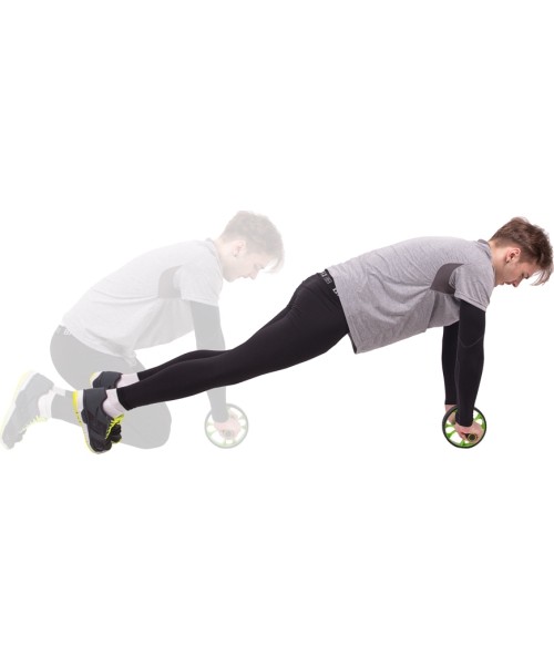 Ab Trainers inSPORTline: Pilvo preso treniruoklis - ratukas inSPORTline AR050 (iki 90kg)