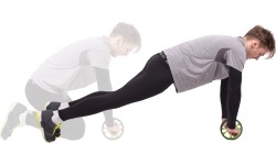 Ab Trainers inSPORTline: Pilvo preso treniruoklis - ratukas inSPORTline AR050 (iki 90kg)