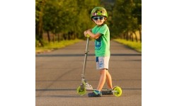 Sulankstomas paspirtukas su šviečiančiais ratukais Worker Racer Urban Boy (iki 50 kg)