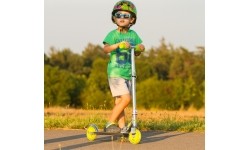 Sulankstomas paspirtukas su šviečiančiais ratukais Worker Racer Urban Boy (iki 50 kg)