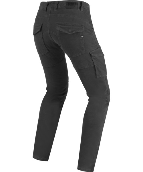 Vyriškos tekstilinės motociklininko kelnės PMJ Promo Jeans: Vyriški moto džinsai PMJ Santiago