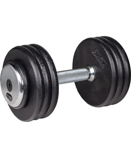 Steel Dumbbells inSPORTline: Metalinis hantelis inSPORTline PROfist 17,5kg