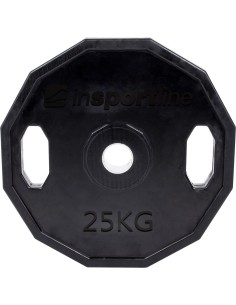 Guma dengtas olimpinis svorio diskas inSPORTline Ruberton 25 kg