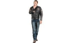 W-TEC: Vyriška odinė moto striukė W-TEC Sheawen