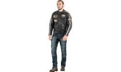 W-TEC: Vyriška odinė moto striukė W-TEC Sheawen