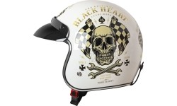 Atviro veido šalmai W-TEC: Moto šalmas W-TEC V541 Black Heart