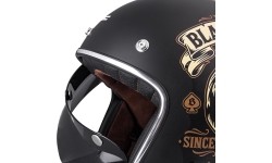 Atviro veido šalmai W-TEC: Moto šalmas W-TEC V541 Black Heart