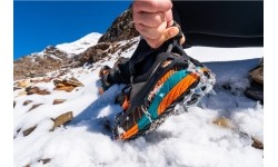 Crampons Nortec: Apkaustai batams vaikščiojimui ledu Nortec Alp