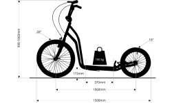 Kick Scooter inSPORTline Drogo SE Blue-Orange