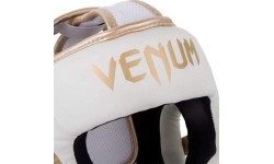 Headgear Venum Elite - White/Gold