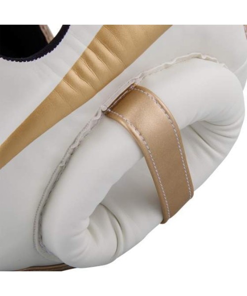 Headgear Venum Elite - White/Gold