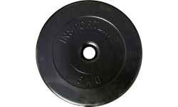 30 mm - Svoriai su cementiniu užpildu inSPORTline: Svoris grifui su cementiniu užpildu 30mm inSPORTline 5kg