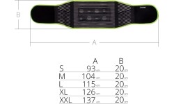 Posture correctors  inSPORTline: Magnetinis juosmens - nugaros įtvaras inSPORTline Bamboo