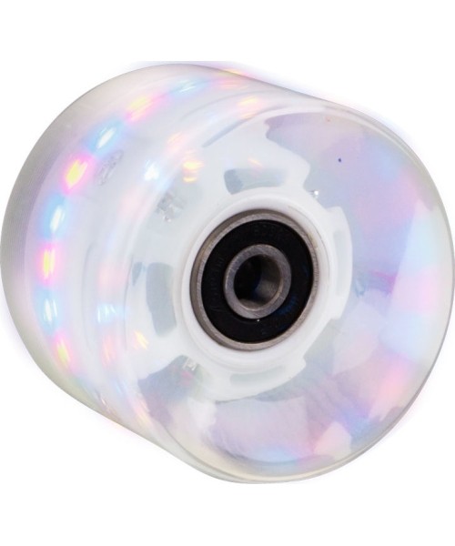 Spare Wheels for Skateboards Worker: Mini riedlentės LED ratukas 60 x 45 mm ABEC7