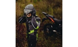 Vyriškos vasarinės motociklininko pirštinės W-TEC: Odinės motociklininkų pirštinės W-TEC Talhof