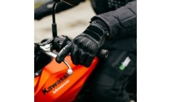 Vyriškos vasarinės motociklininko pirštinės W-TEC: Odinės motociklininkų pirštinės W-TEC Talhof