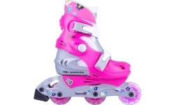 Children’s Rollerblading Set WORKER Polly LED – with Light-Up Wheels