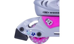 Children’s Rollerblading Set WORKER Polly LED – with Light-Up Wheels