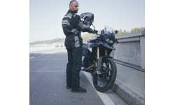 Vyriški motociklininko džinsai W-TEC: Vyriški moto džinsai W-TEC Pawted Dark