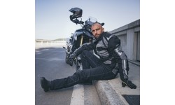 Vyriški motociklininko džinsai W-TEC: Vyriški moto džinsai W-TEC Pawted Dark