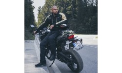 Vyriški motociklininko džinsai W-TEC: Vyriški moto džinsai W-TEC Pawted Dark