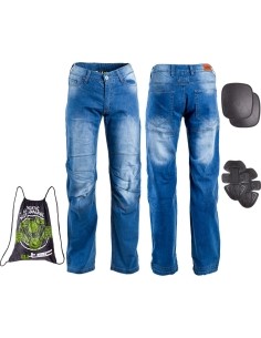 Vyriški moto džinsai W-TEC Davosh - Mėlyna