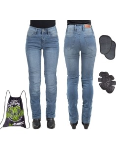 Women’s Moto Jeans W-TEC Lustipa - Blue