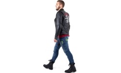 W-TEC: Odinis moto švarkas W-TEC Black Heart Perfectis