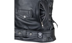 W-TEC: Odinis moto švarkas W-TEC Black Heart Perfectis