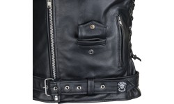 W-TEC: Odinis moto švarkas W-TEC Black Heart Perfectis